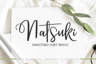 Adding Romance to Your Craft with the Natsuki Script Font
