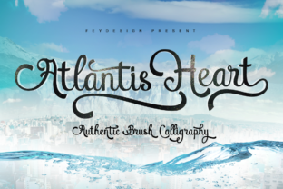 Atlantis Heart: A Breath of Ocean Air in Editorial Typography