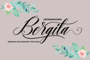 Bergita Font: A Modern Script for Small Business Branding