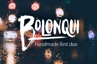 Bolonqui Duo: A Handmade Display Font for Editorial Design