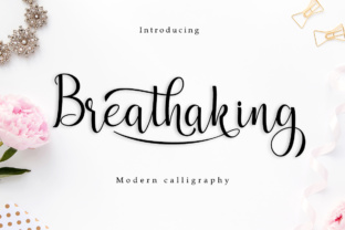Breathaking Font: Elevating Web Design with Romantic Script Typography