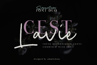 Cest Lavie Duo: A Versatile Serif Font for Editorial Design
