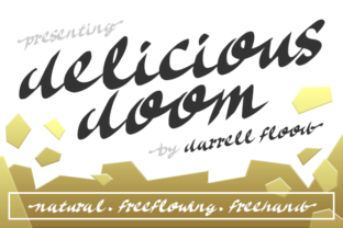 Delicious Doom Font: Playful Script for Campaigns