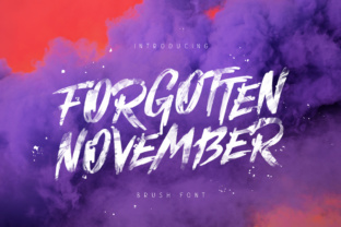 Forgotten November: A Handwritten Font That Brings Heart to Every Handmade Product