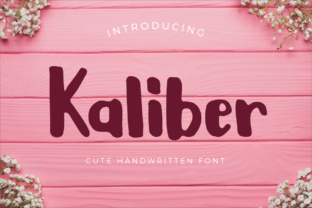 Kaliber Font: Handmade Style for Digital Campaigns
