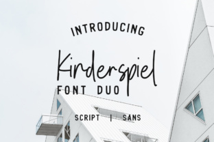 Kinderspiel Duo Font: Elevating Small Business Branding