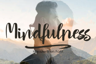 Mindfulness Font: Gentle Script for Handmade Crafts