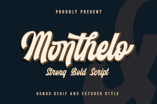 Monthelo Font: Bold Script for Impactful Campaigns
