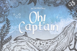 Oh Captain Font: Bold Editorial Typography