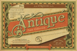Renaissance Garden Font: Artistic Serif for Crafters