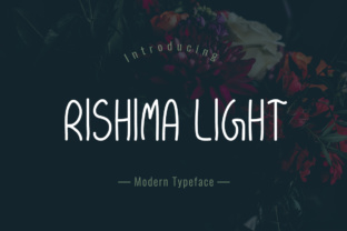 Rishima Light Font: A Subtle Script for Editorial Design