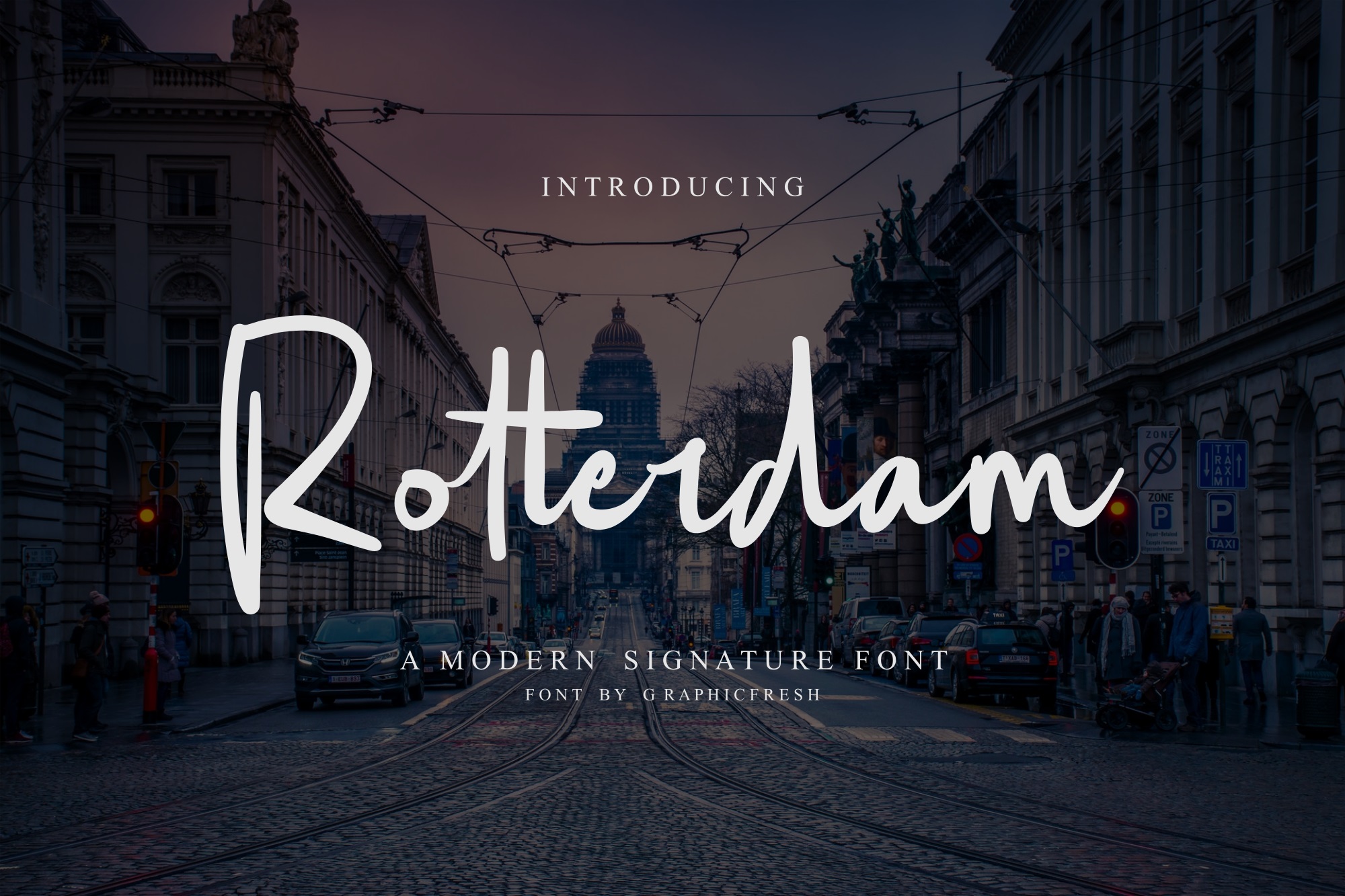 Rotterdam Font: A Casual Script for Editorial Design