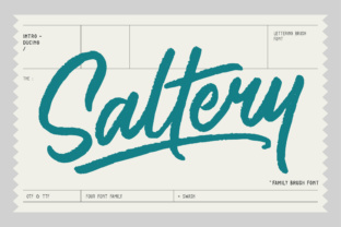 Saltery Font: Fresh Script Typography for Campaigns