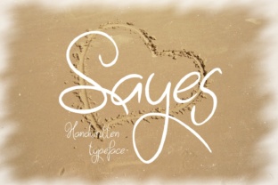Sayes: A Smooth Handwritten Typeface for Modern Web Design