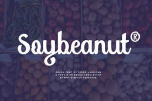Soybeanut: A Bold Script Font for Modern Web Design and Brand Identity