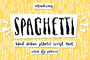 Spaghetti Font: A Playful Display Typeface for Web Design