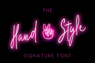 The Hand Style Font: A Modern Script for Branding