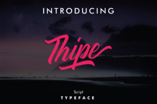 Thipe Font: Adding Painterly Movement to Brand Identity